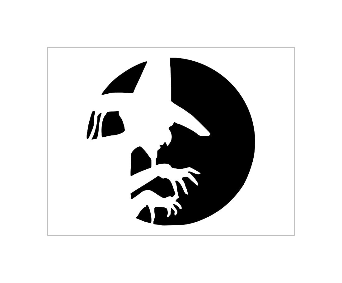 Wicked Witch Moon Stencil Halloween Pumpkin Carving Reusable Sheet intended for Printable Witch Pumpkin Stencil