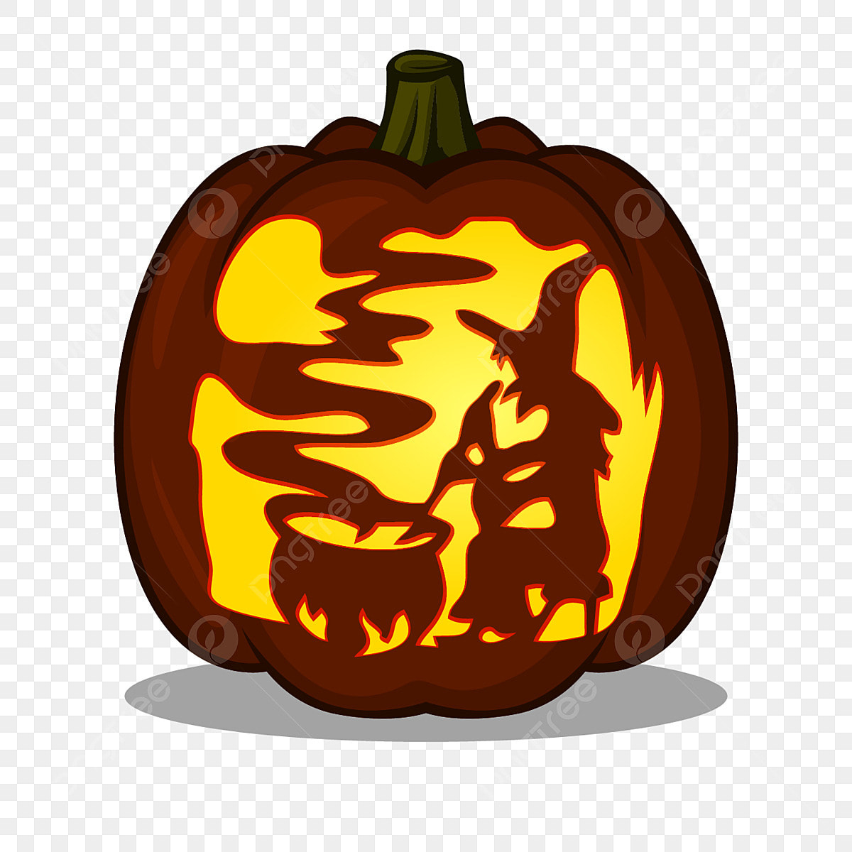Witch Silhouette Design For Pumpkin Carving Ideas Include File within Printable Witch Pumpkin Carving