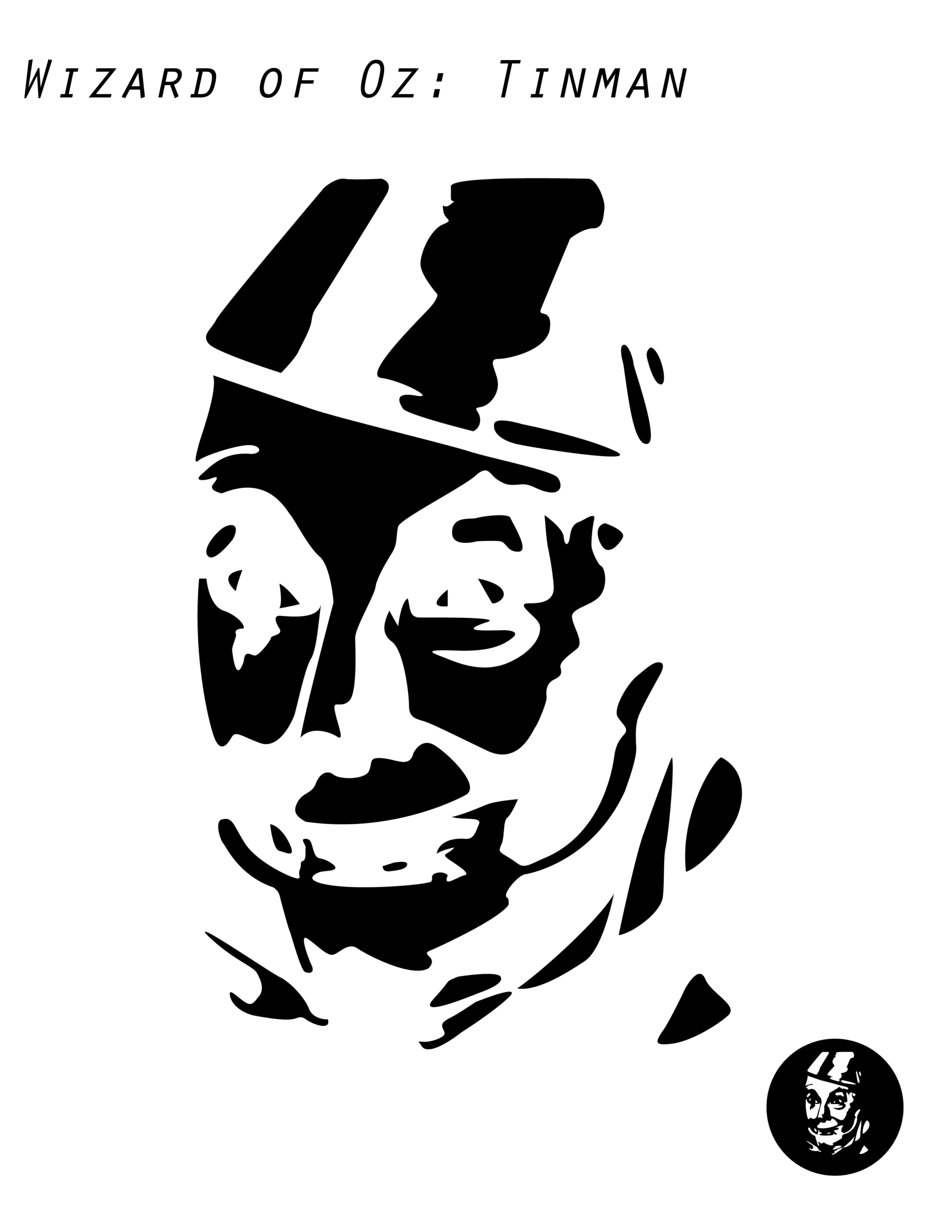 Wizard Of Oz: Tinman (Pumpkin Stencil - Pumpkin Pattern - Pumpkin intended for Printable Wizard Of Oz Pumpkin Stencil