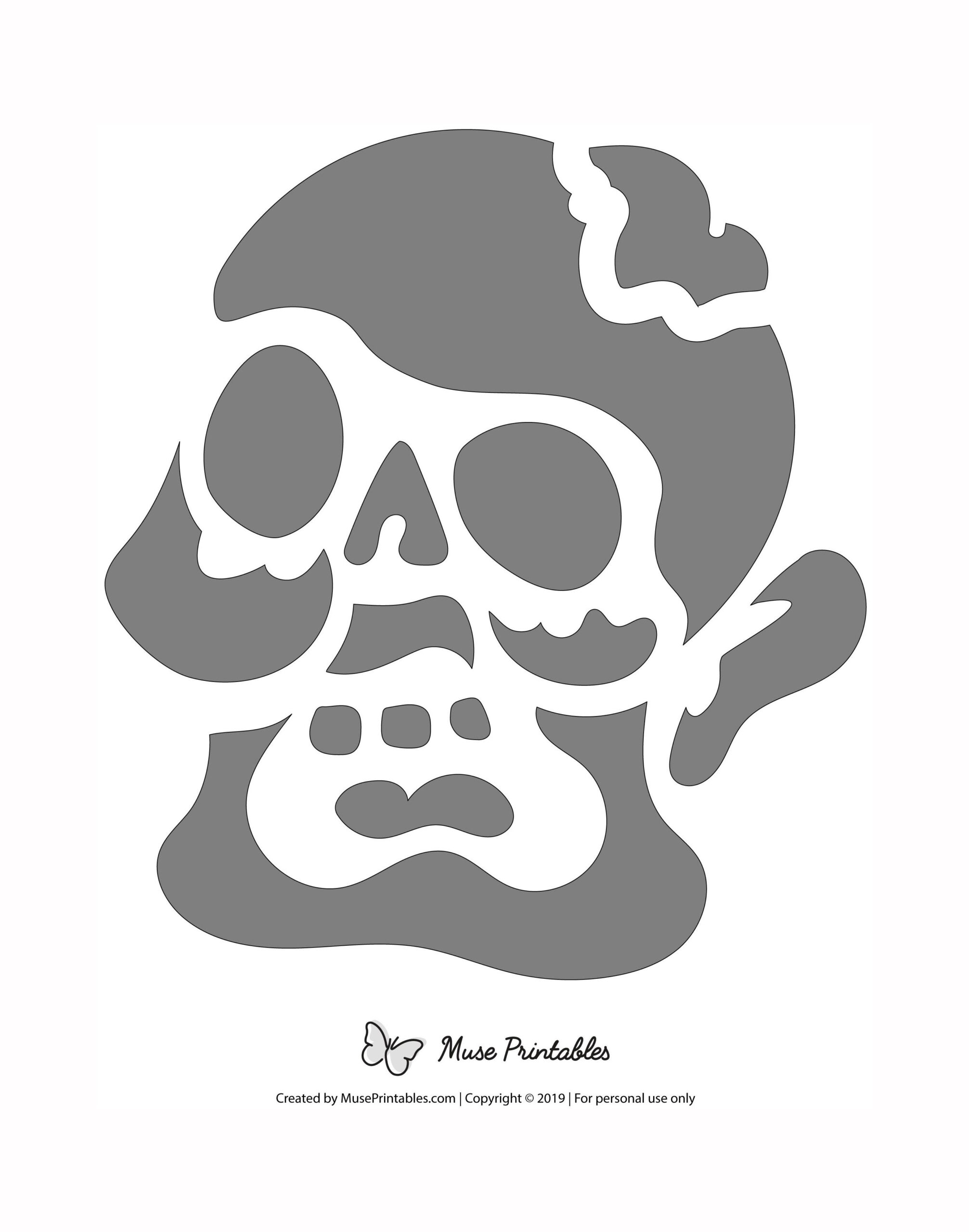 Zombie (Free Pumpkin Stencil - Pumpkin Pattern - Pumpkin Template with Printable Zombie Pumpkin Stencils