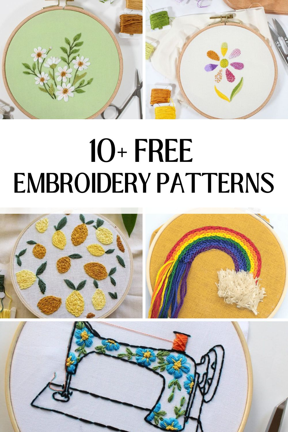 10+ Amazing Free Embroidery Patterns For Beginners - with Printable Embroidery Sampler Patterns Free