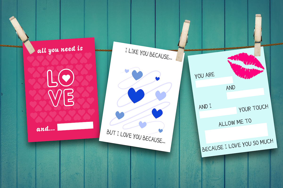10 Free Fill-In-The-Blank Valentine&amp;#039;S Day Cards — Make A Date Of It in Free Printable Valentine&amp;amp;#039;s Day Stationery