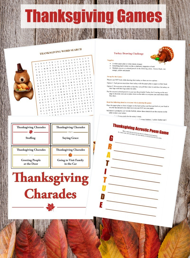 10 Printable Thanksgiving Games For Adults And Kids for Thanksgiving Printable Games For Adults