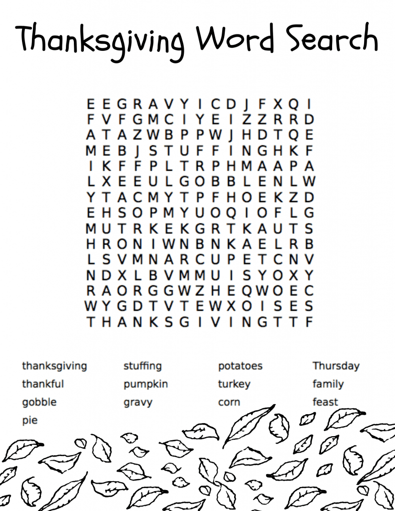 10 Thanksgiving Activities For Kids Plus Free Printables regarding Thanksgiving Activities Free Printable