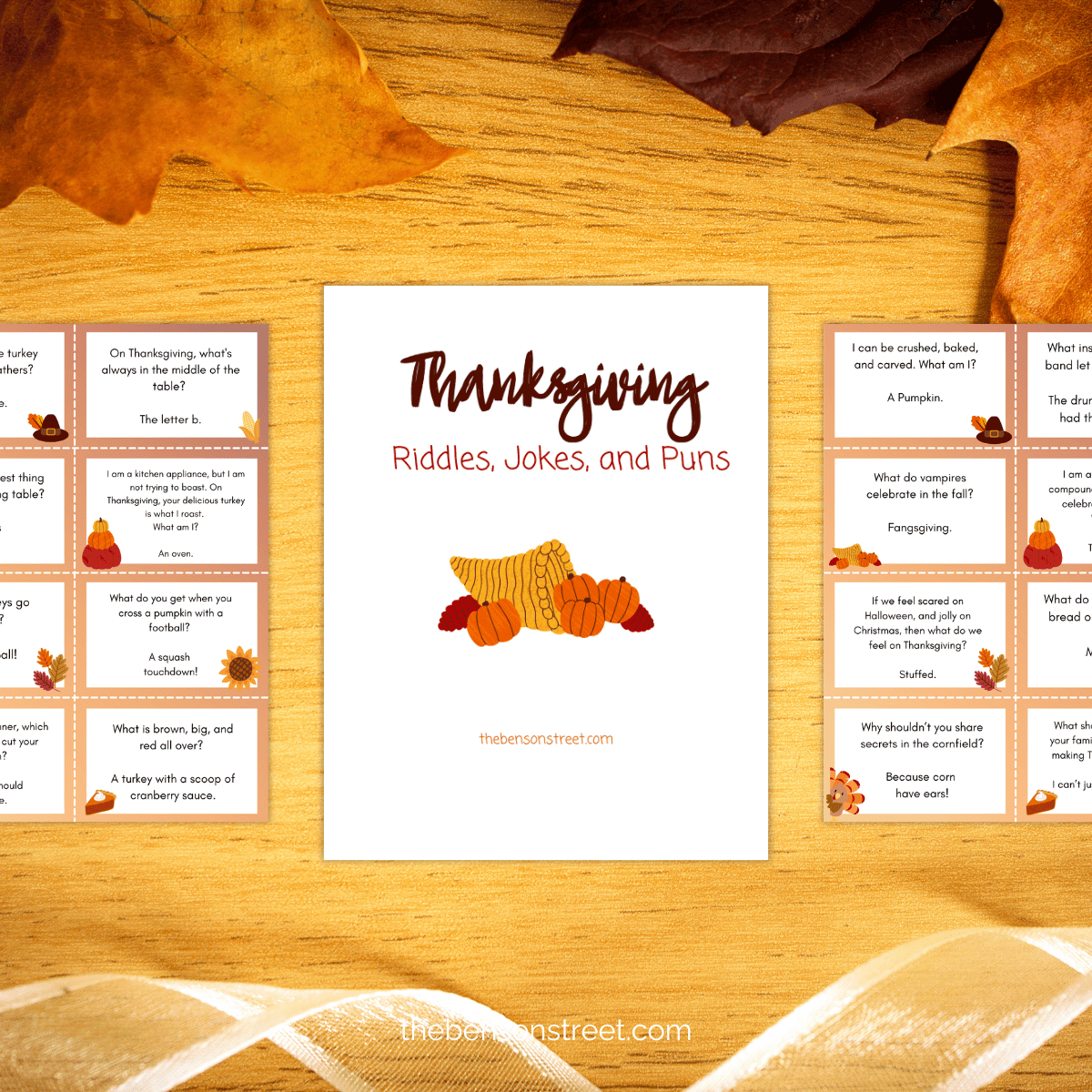 100 Free Printable Thanksgiving Riddles, Jokes, & Puns intended for Free Printable Thanksgiving Riddles