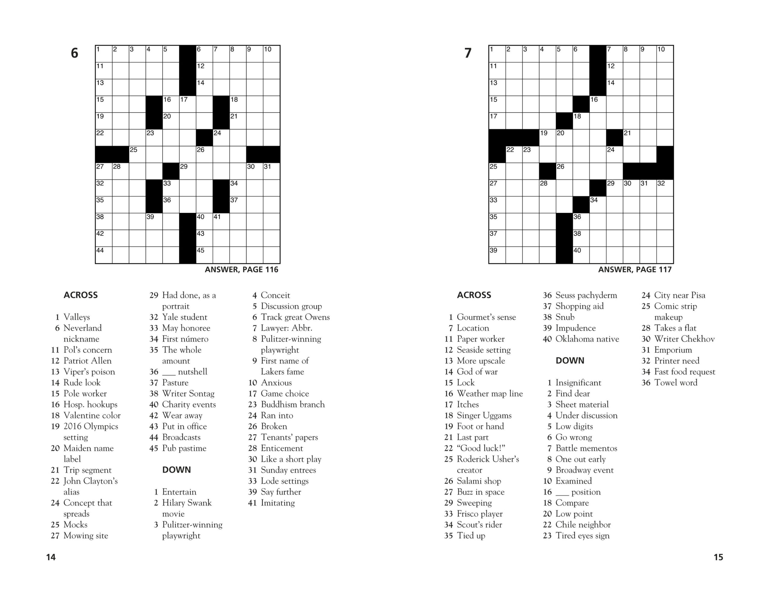 100 Relaxing Crosswordsthomas Joseph: 9781454917922 - Union with Thomas Joseph Crossword Puzzle Printable