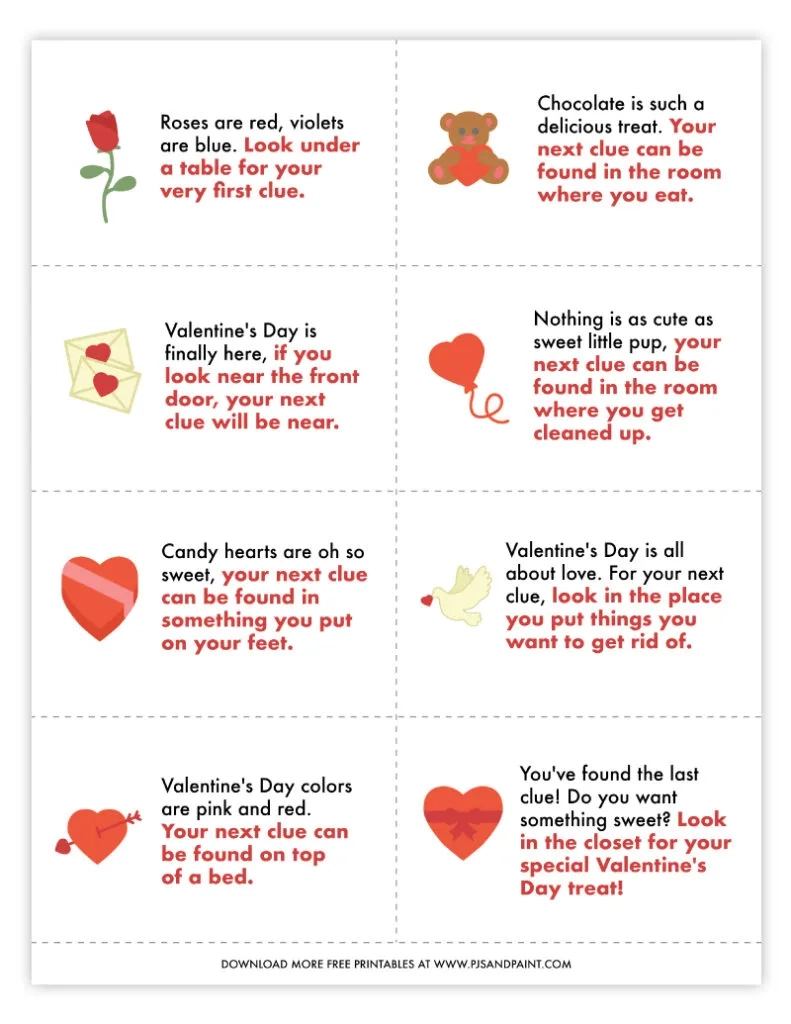 11 Free Printable Valentine&amp;#039;S Day Games And Activities - Pjs And Paint throughout Free Printable Valentines Games