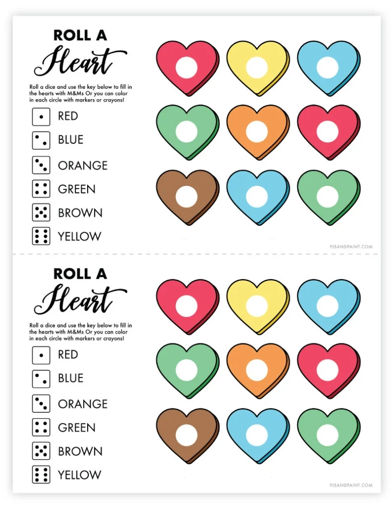 11 Free Printable Valentine&amp;#039;S Day Games And Activities - Pjs And Paint within Free Printable Valentines Games