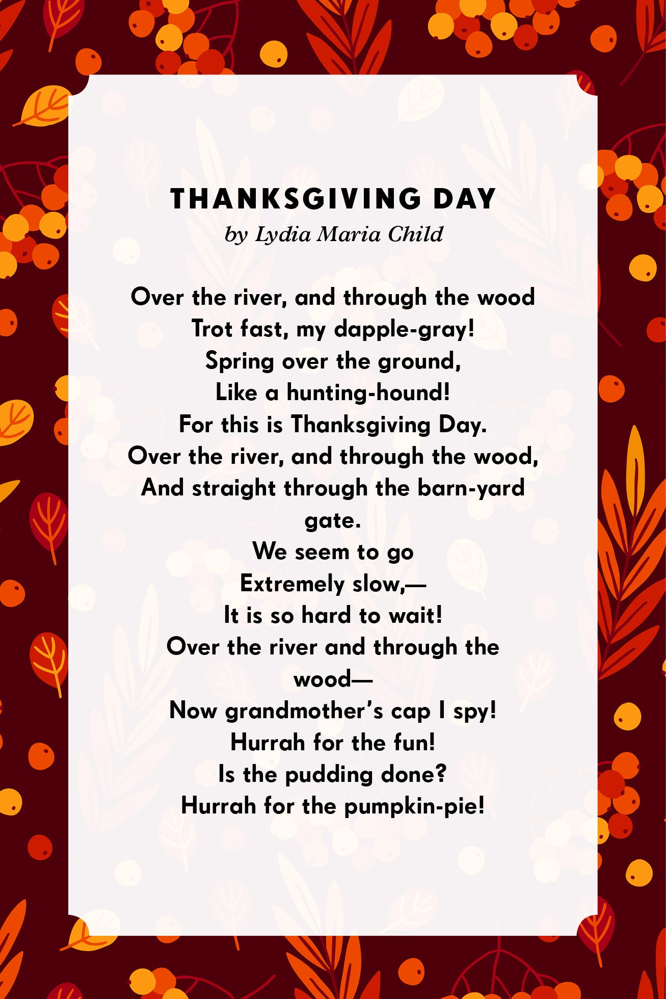 11 Thanksgiving Poems For Family inside Funny Thanksgiving Poems Family