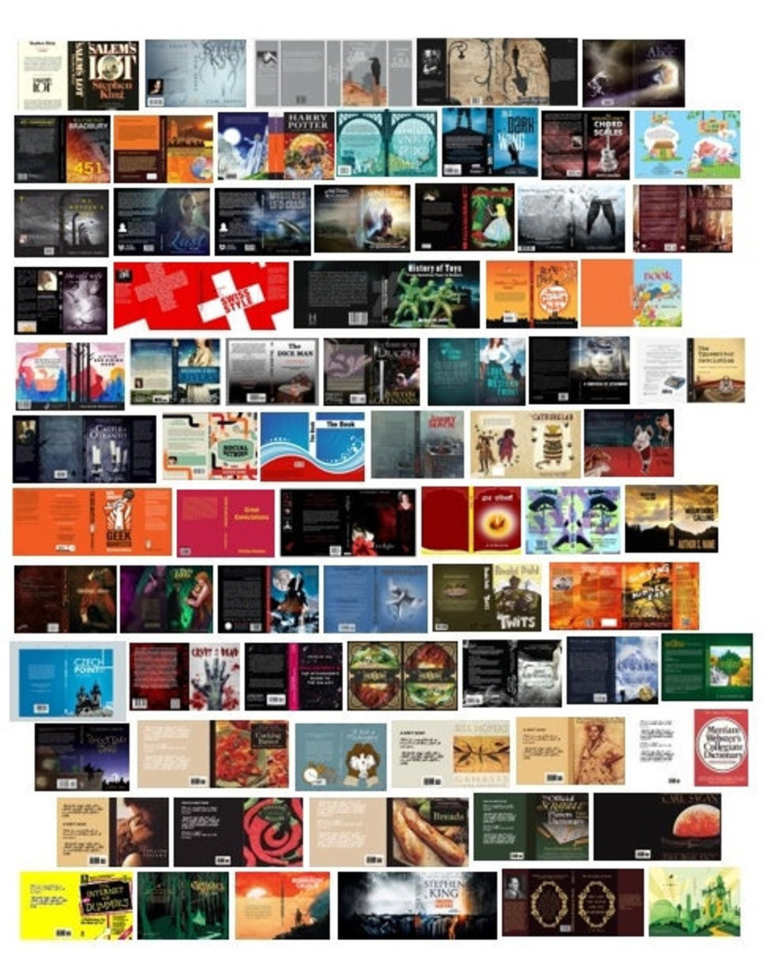 1:12 Scale - Printable Miniature Book Covers #2 - 75 Covers In Pdf in Free Printable Dollhouse Book Covers