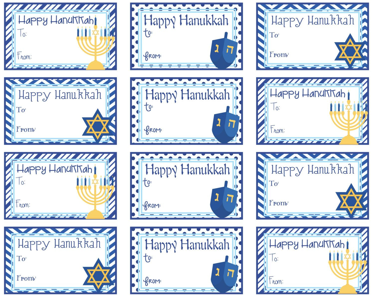 120 Hanukkah Printables Ideas | Hanukkah, Happy Hanukkah, Printables with regard to Hanukkah Gift Tags Printable