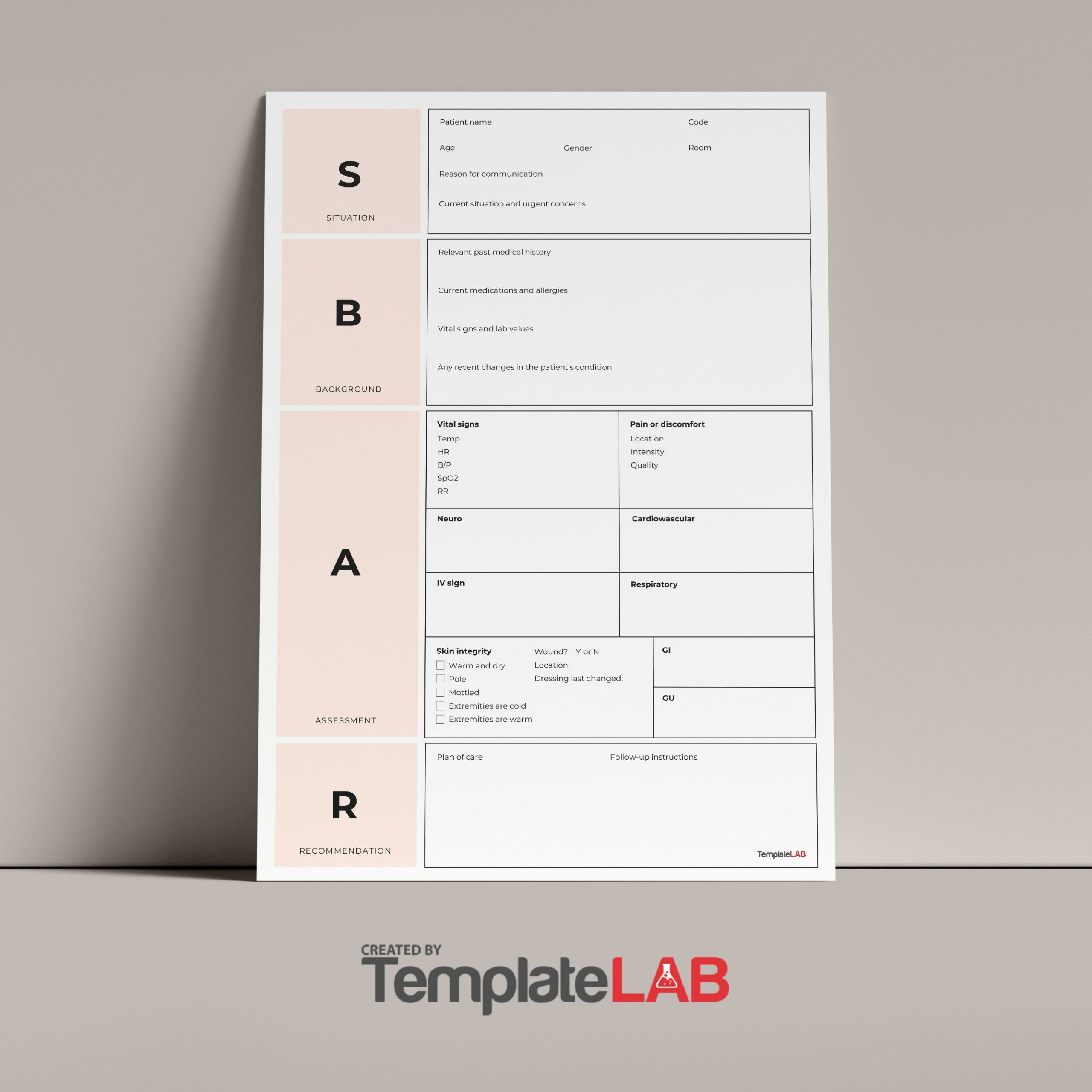 13 Blank Sbar Templates (Word, Pdf) ᐅ Templatelab in Free Printable Blank Sbar Template