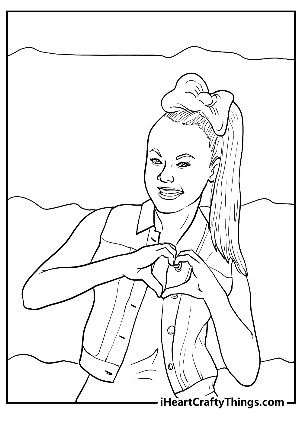 15 Jojo Siwa Coloring Pages (100% Free Printables) regarding Free Jojo Siwa Printables