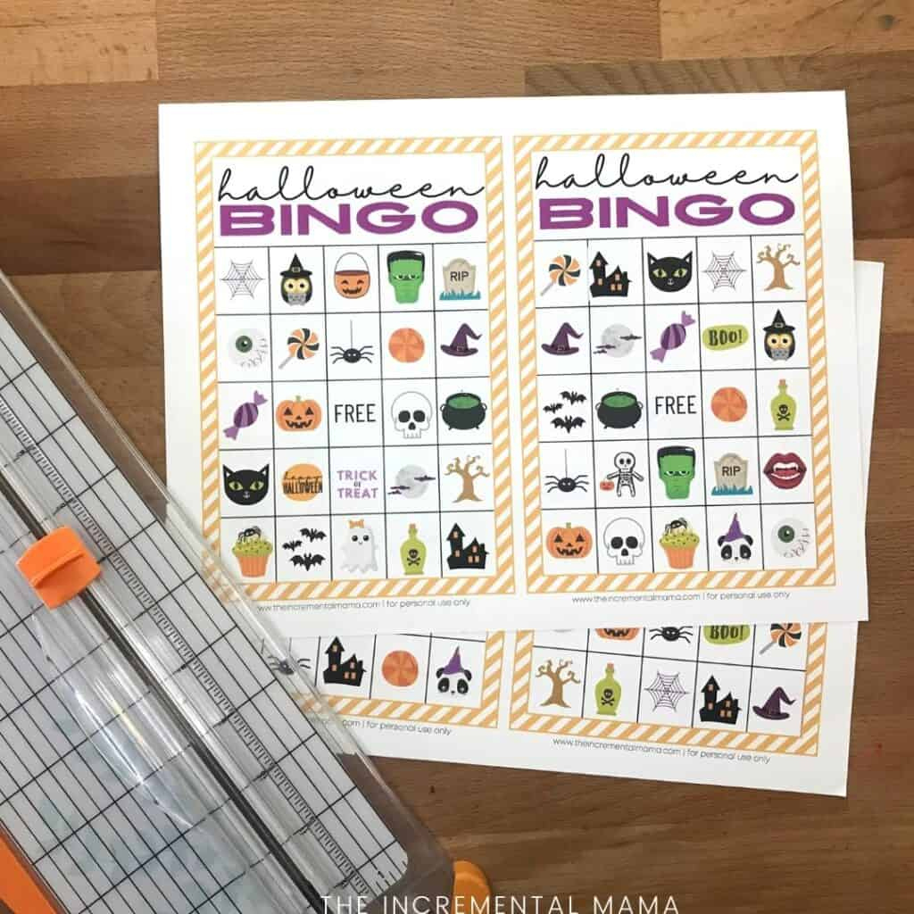 20 Free Printable Halloween Bingo Cards For Kids - The Incremental inside Free Printable Halloween Bingo Cards For 20 Players