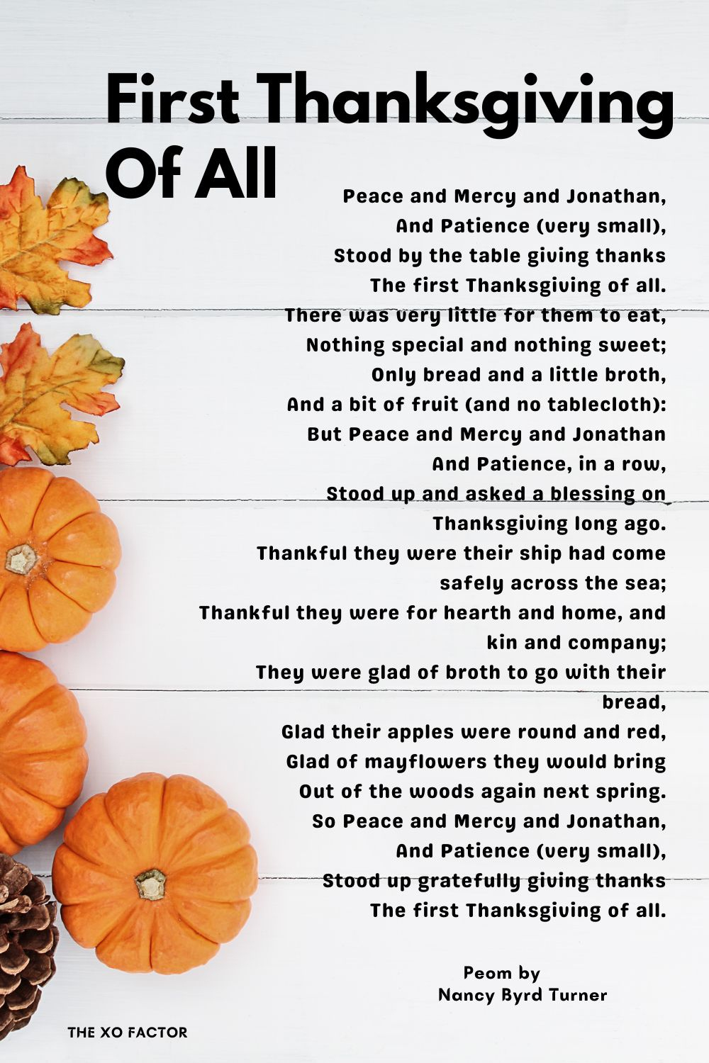 20 Thanksgiving Poems: Celebrating Gratitude And Togetherness intended for First Thanksgiving Poem Analysis