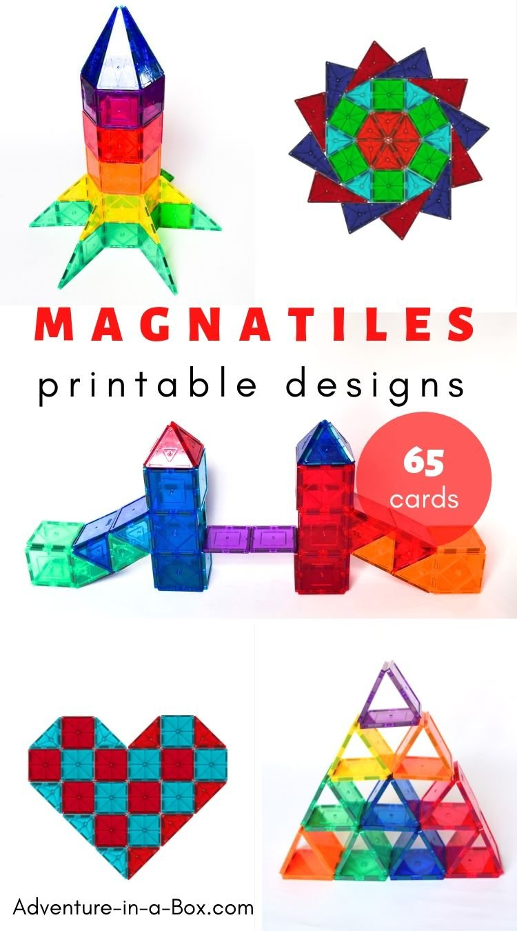 200 Printable Magna Tiles Designs inside Free Magna Tile Printables