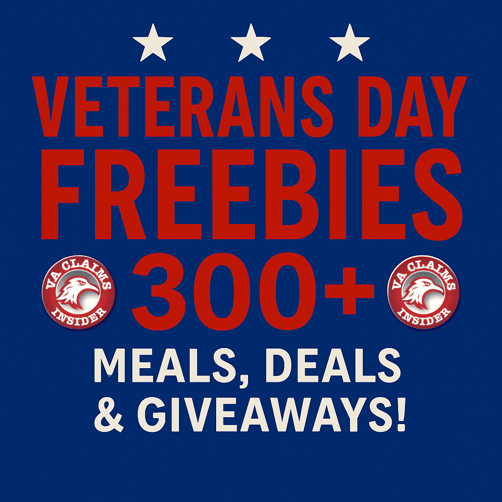 2025 Veterans Day Freebies — 300+ Military Deals You Don&amp;#039;T Want To within Veterans Day 2025 Freebies Near Me Printable