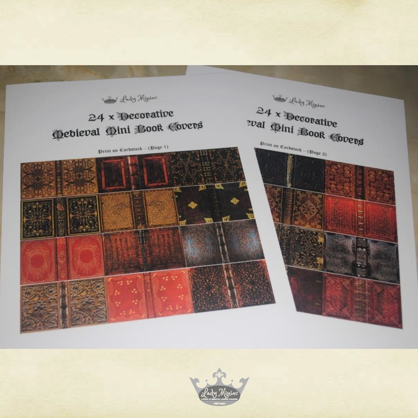 24 Decorative Antique Book Covers - Lady Miniac intended for Free Printable Dollhouse Book Covers