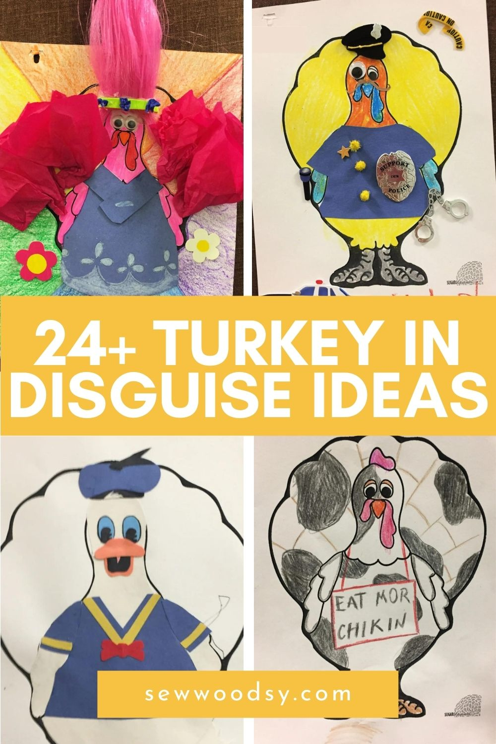 24+ Turkey In Disguise Ideas - Sew Woodsy in Dress Up Turkey In Disguise