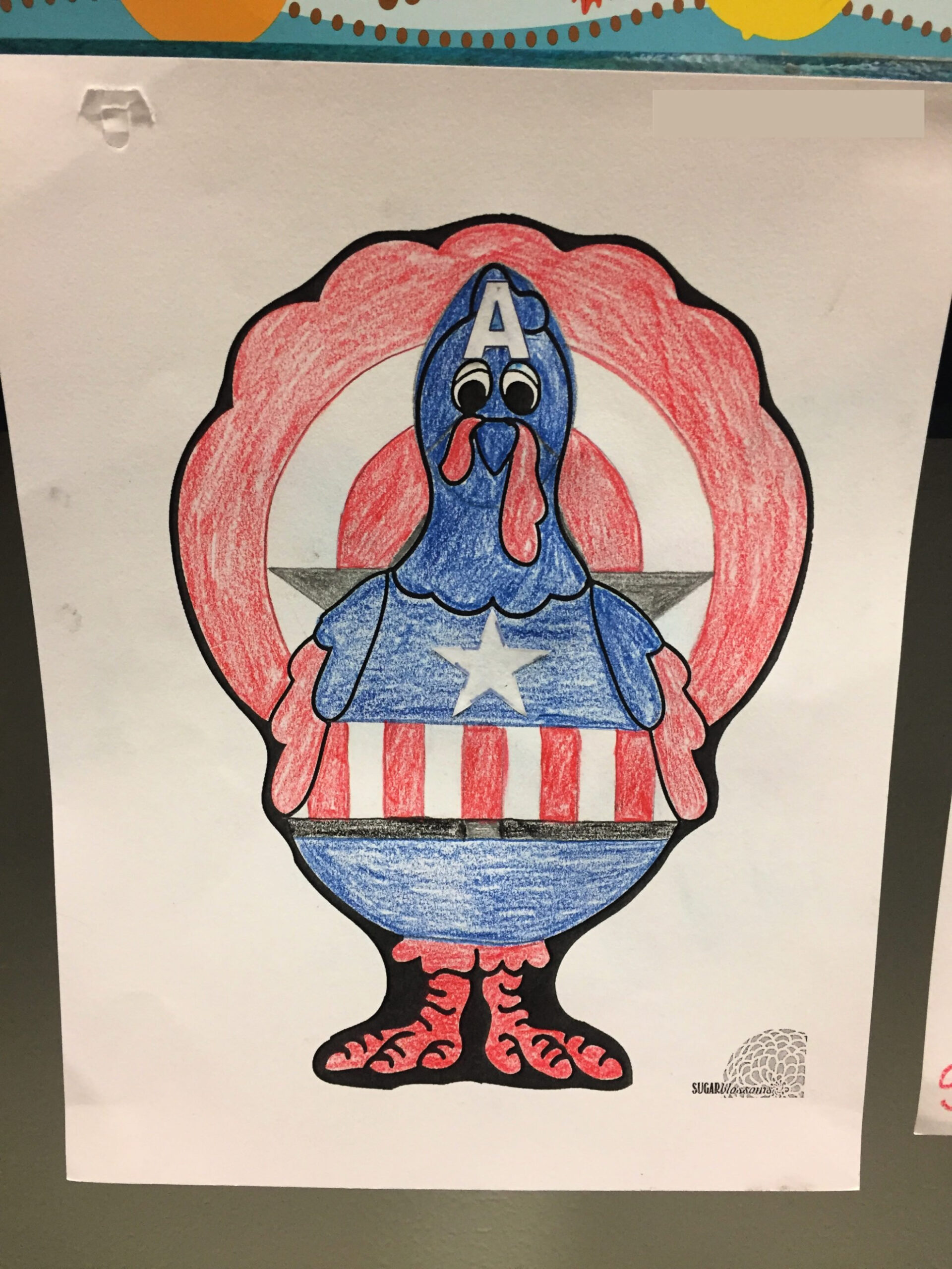 24+ Turkey In Disguise Ideas - Sew Woodsy regarding Turkey In Disguise Captain America