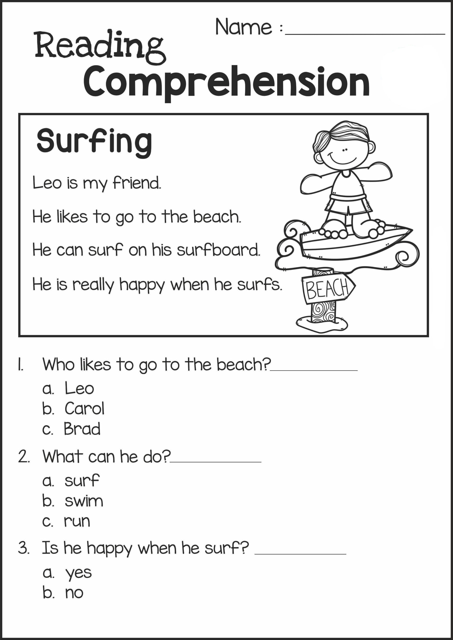 2Nd Grade Reading Comprehension Worksheets | Engaging Exercises intended for Reading Worksheets Printable For 2Nd Grade