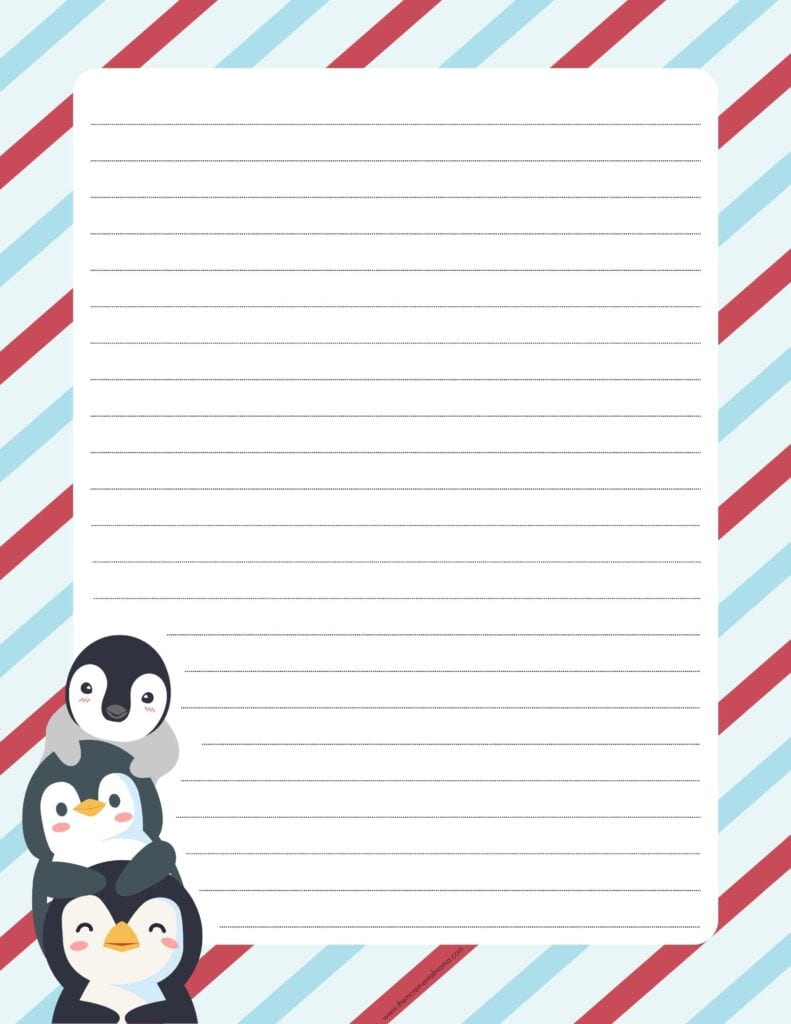 30+ Free Printable Christmas Border Printable Templates - The with regard to Free Printable Winter Stationery