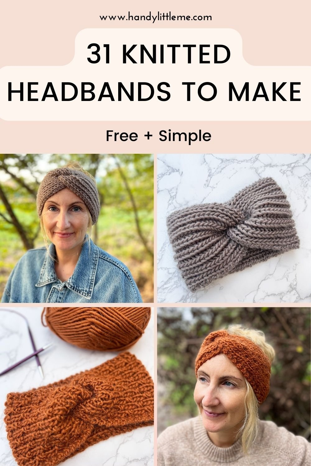 31 Knitted Headbands To Make (Free + Simple) - Handy Little Me regarding Printable Free Knitted Headband Patterns