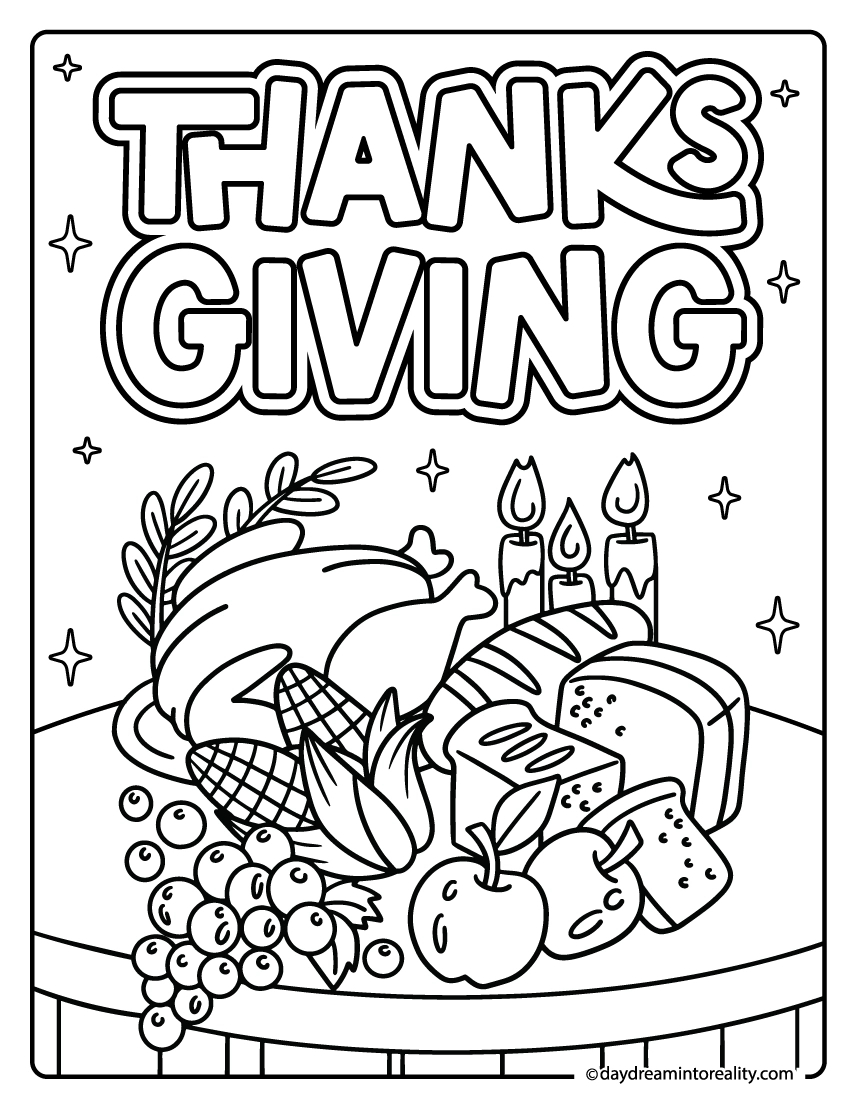 31+ Thanksgiving Coloring Pages | Free Pdf Printables ~ Daydream with regard to Printable Color Pages Thanksgiving
