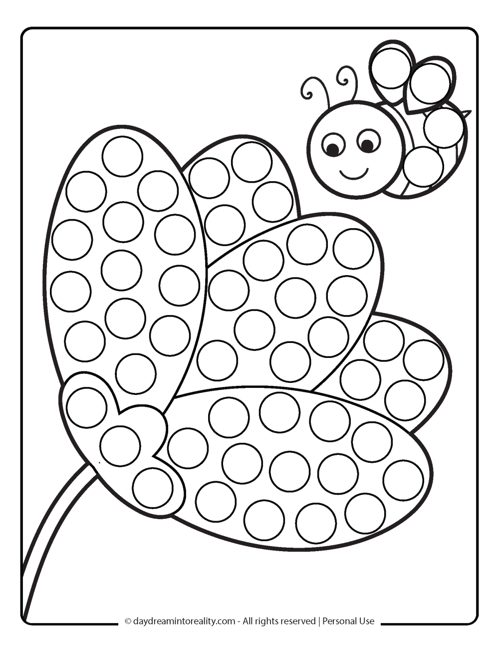 35+ Spring Dot Marker Pages | Free Pdf Printables! ~ Daydream Into inside Do a Dot Art Printables Free