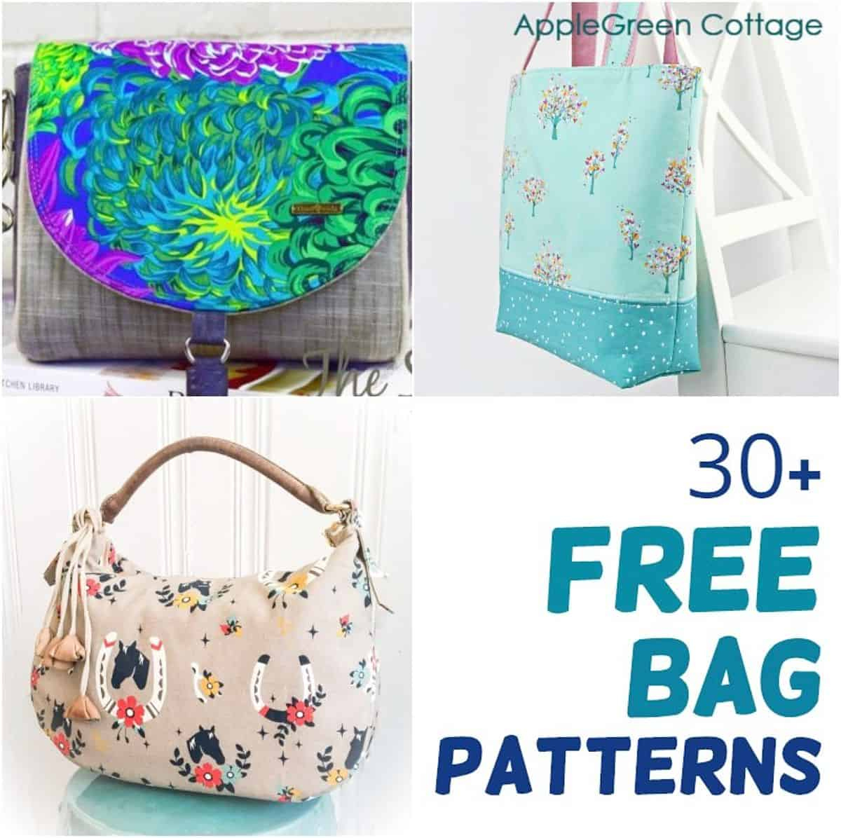 36 Best Free Bag Sewing Patterns To Sew In 2024 regarding Pdf Handbag Patterns Free Printable