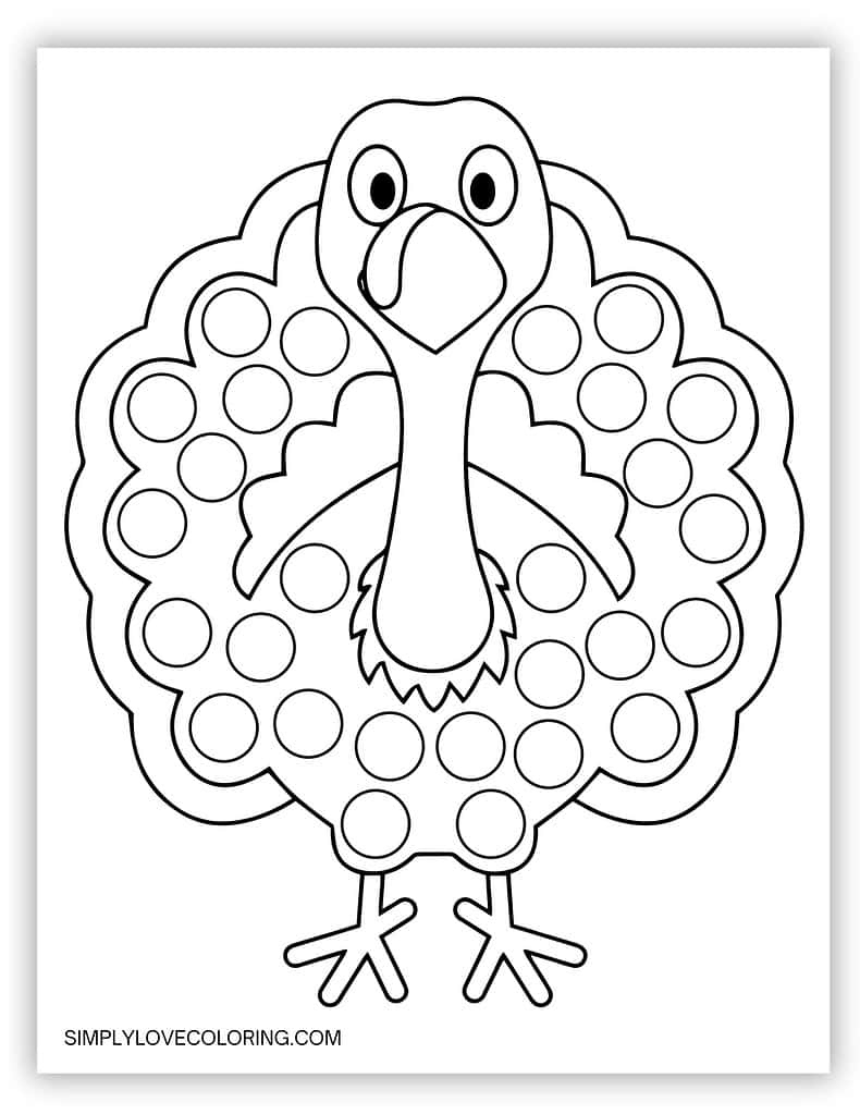 44 Thanksgiving Printables (Free Pdf Activities For Kids) – Simply with regard to Turkey Dot Marker Printable