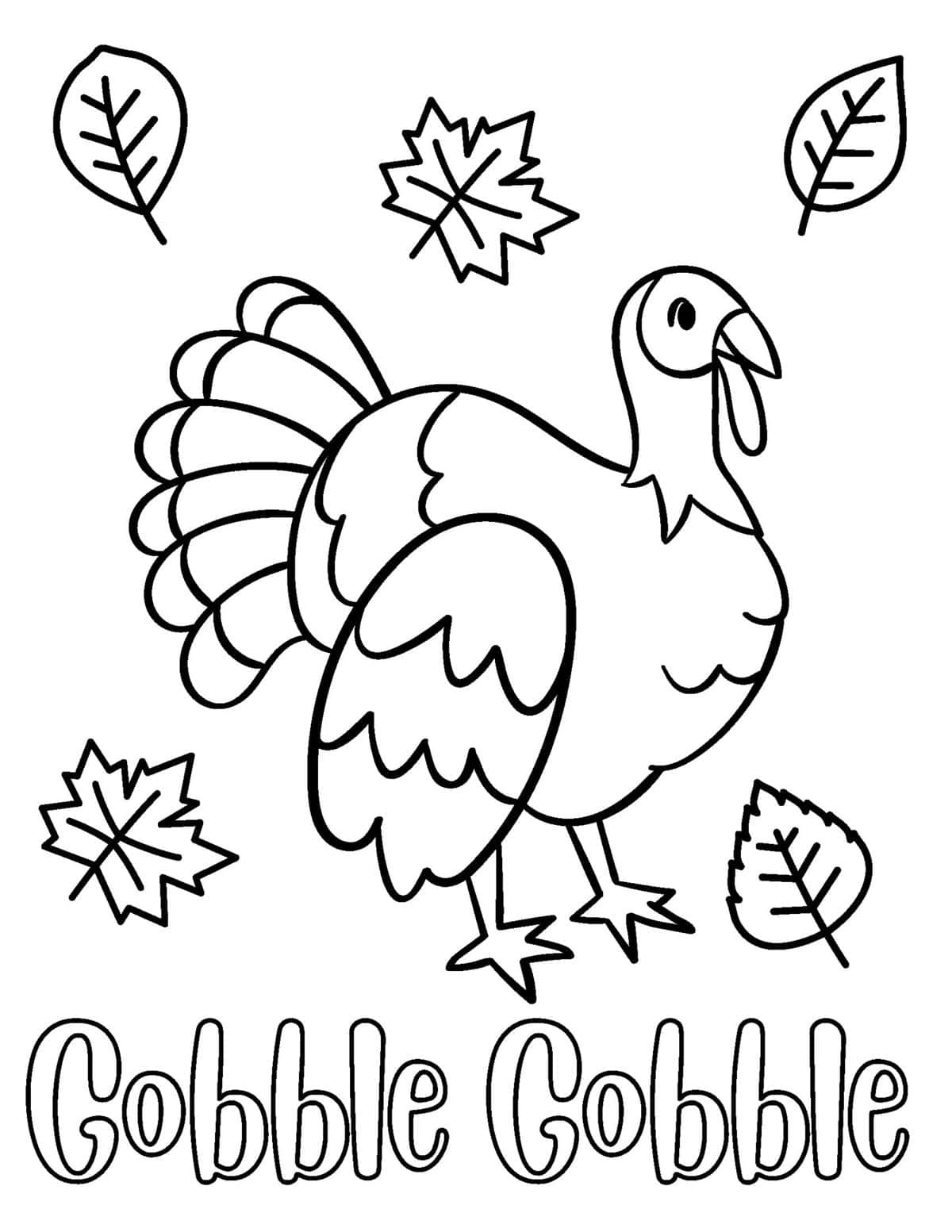 45 Free Thanksgiving Coloring Pages For Kids And Adults - Prudent pertaining to Free Thanksgiving Printables Coloring Pages