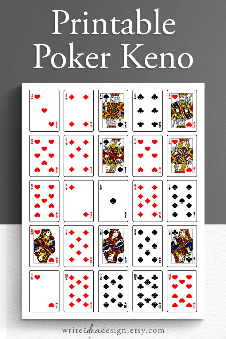 48 Printable Poker Keno Cards - Easy Download And Start Playing! with regard to Free Printable Pokeno Cards