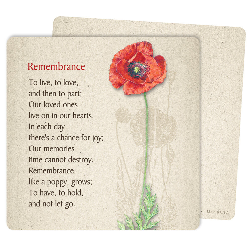 5" X 5" Red Poppy Pmc Mini-Album, Remembrance Poem intended for Red Poppy Veterans Day Poem