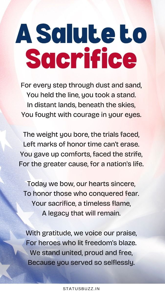 50+ Patriotic Veterans Day Poems throughout Veterans Day Speeches Poems