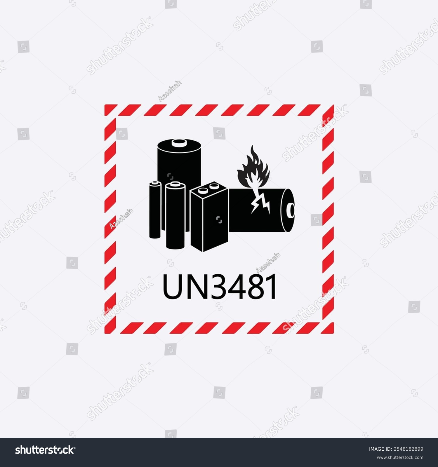 61 Lithium Battery Label Shipping Royalty-Free Images, Stock intended for Fedex Free Printable Un3481 Label