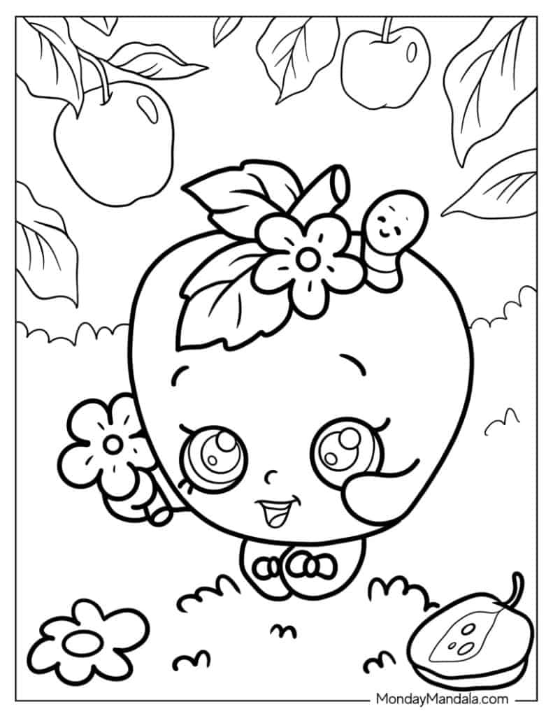 66 Shopkins Coloring Pages (Free Pdf Printables) inside Free Printable Shopkins Colouring Pages