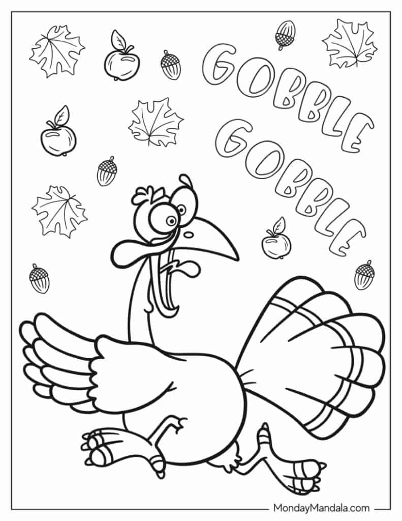 67 Thanksgiving Coloring Pages (Free Pdf Printables) intended for Thanksgiving Coloring Book Printable