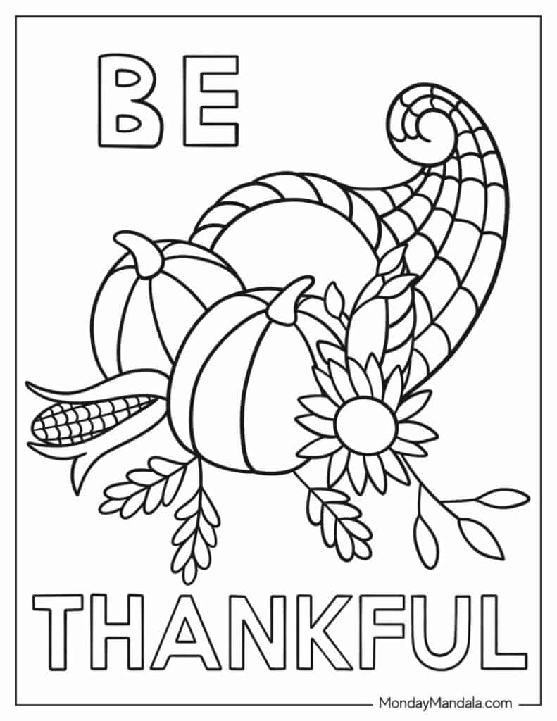 67 Thanksgiving Coloring Pages (Free Pdf Printables) regarding Thanksgiving Day Coloring Pages Printable