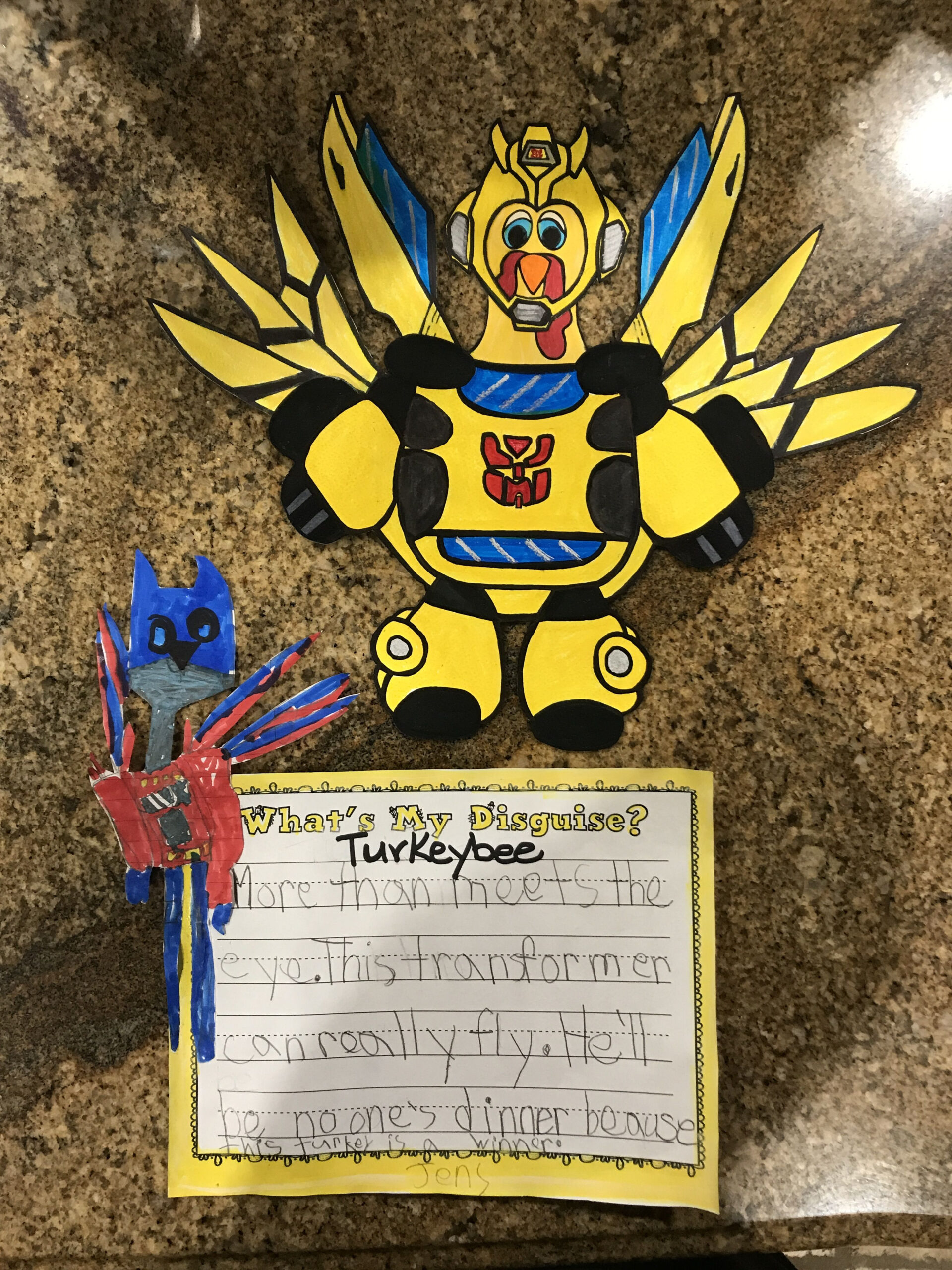 7 Disguise Turkey Ideas | Turkey Disguise, Turkey Disguise Project in Turkey In Disguise Bumblebee