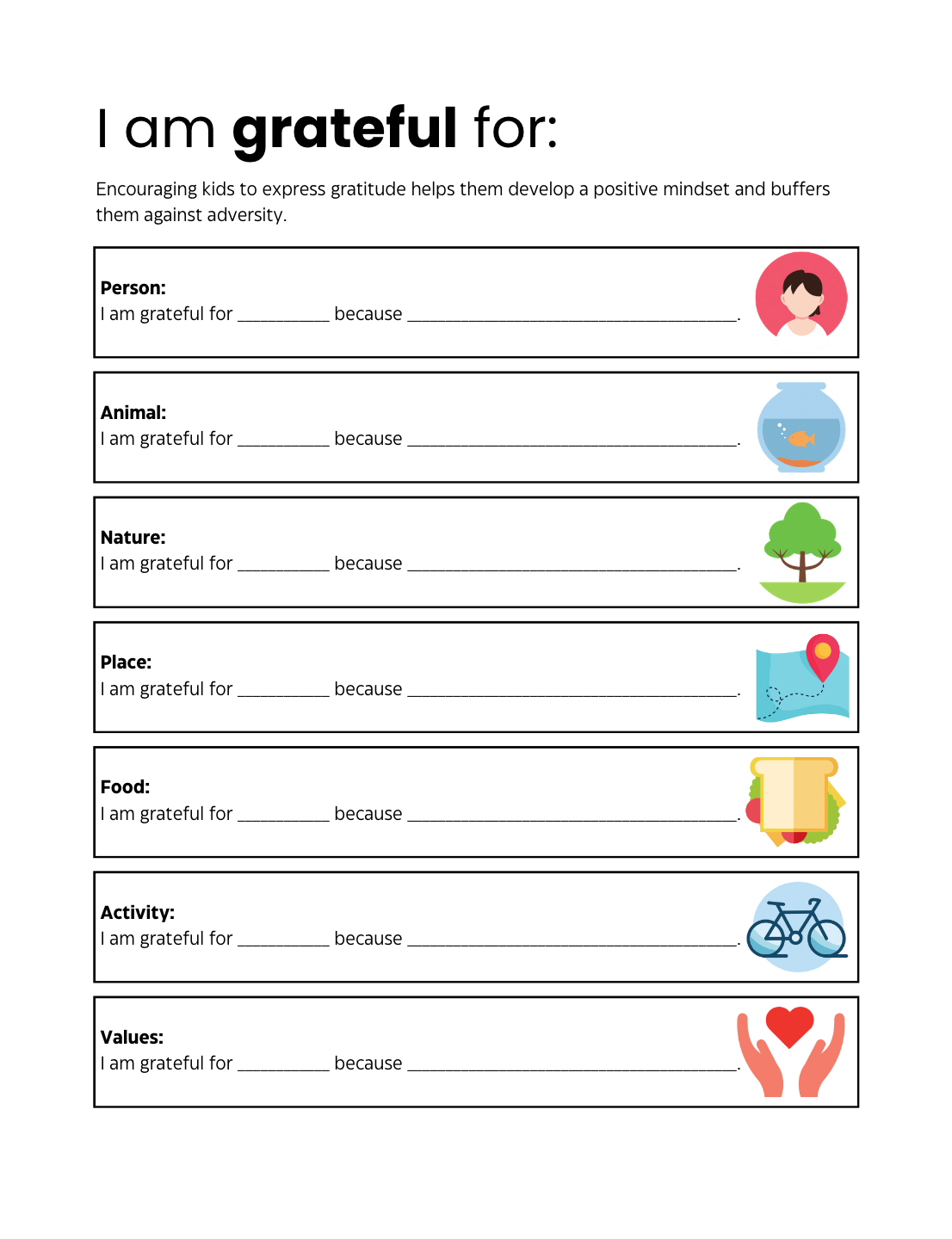 8 Mindfulness Worksheets For Kids — Child Therapy Guide for Free Printable Mindfulness Worksheets