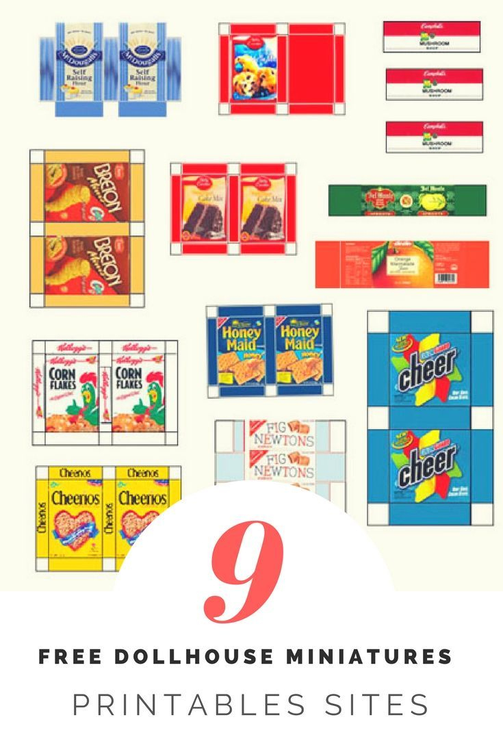 9 Free Dollhouse Miniature Printables Sites 30 for Free Miniature Dollhouse Printables