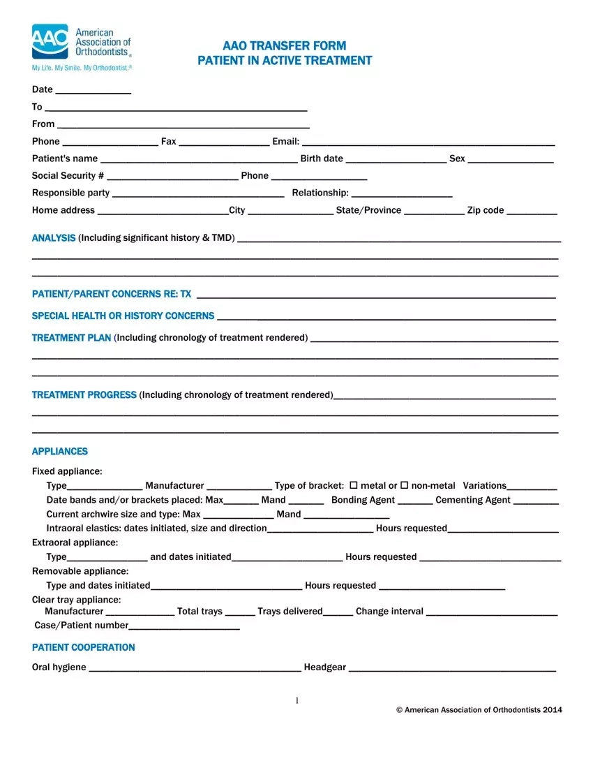 Aao Transfer Form ≡ Fill Out Printable Pdf Forms Online within Free Printable Aao Transfer Form
