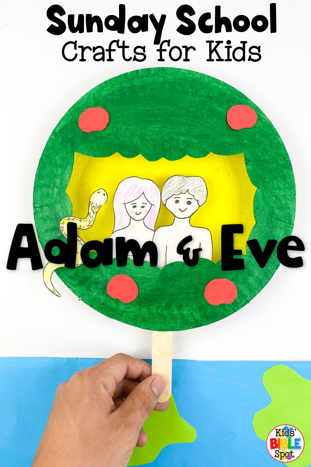 Adam And Eve Paper Plate Craft – Kidsbiblespot throughout Adam And Eve Printable Craft