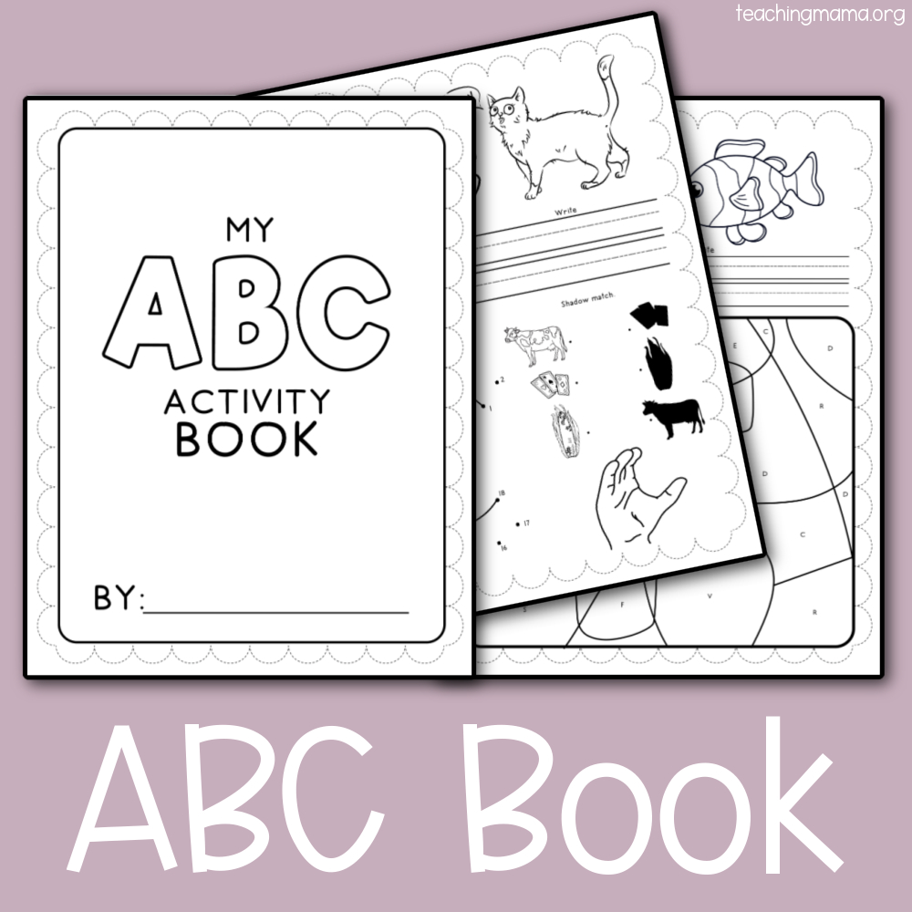 Alphabet Activity Book - Teaching Mama with Free Printable Abc Books