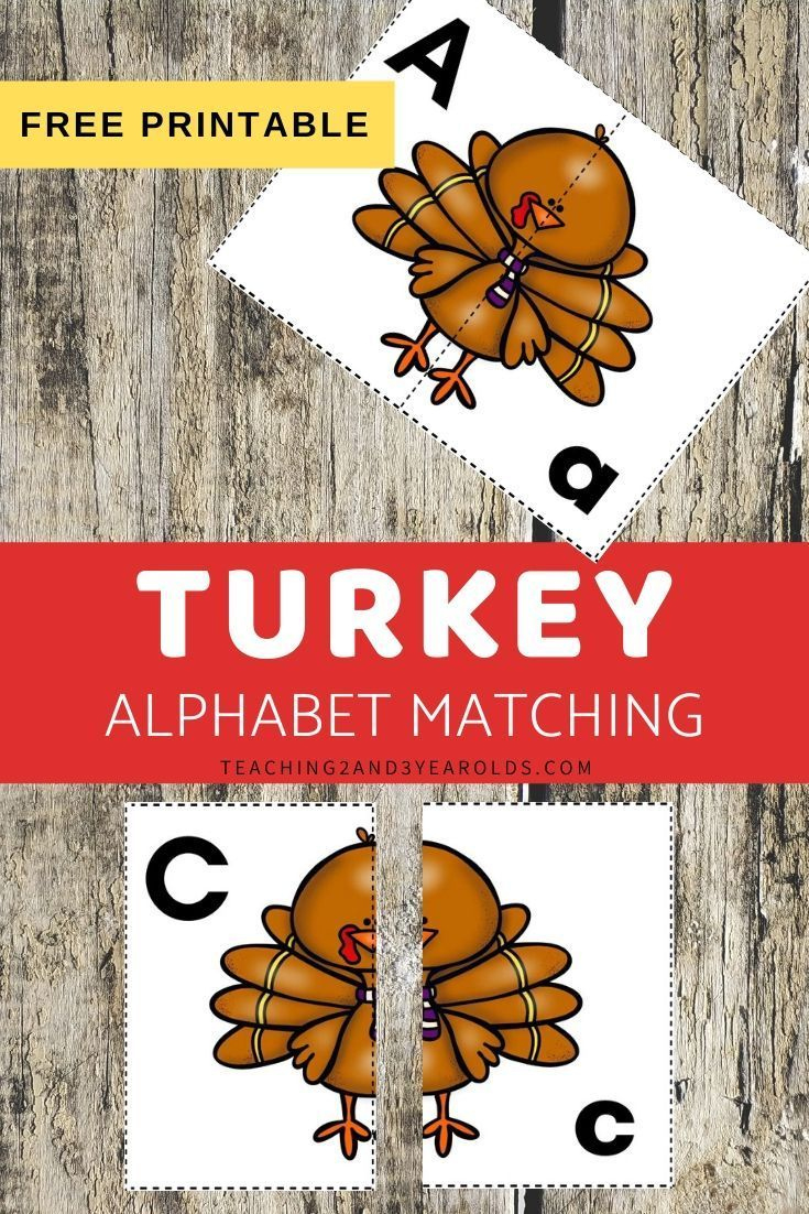 Alphabet in Thanksgiving Alphabet Letters Printable Free