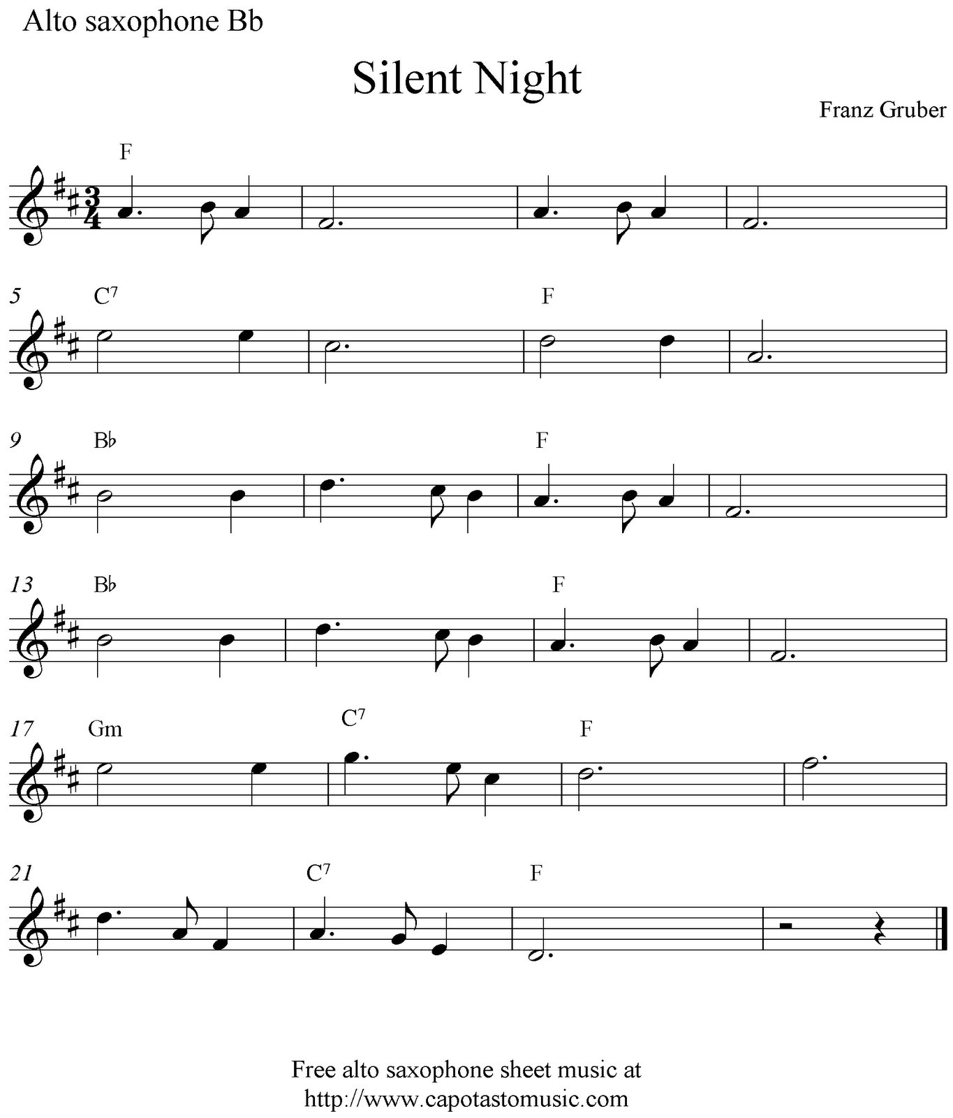 Alto Sax Sheet Music Free with Alto Sax Sheet Music Free Printable