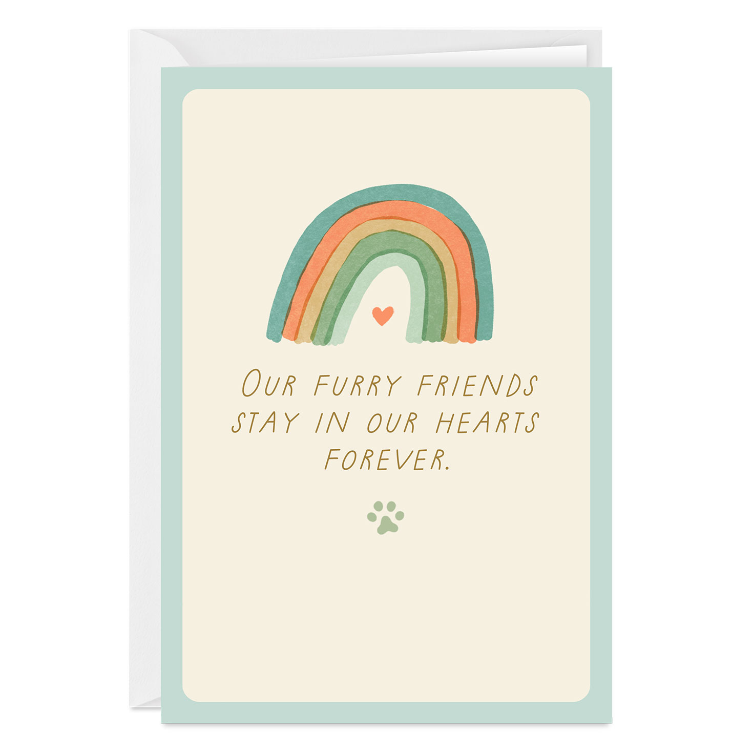 Always In Our Hearts Custom Pet Sympathy Card - Greeting Cards regarding Hallmark Free Printable Sympathy Cards