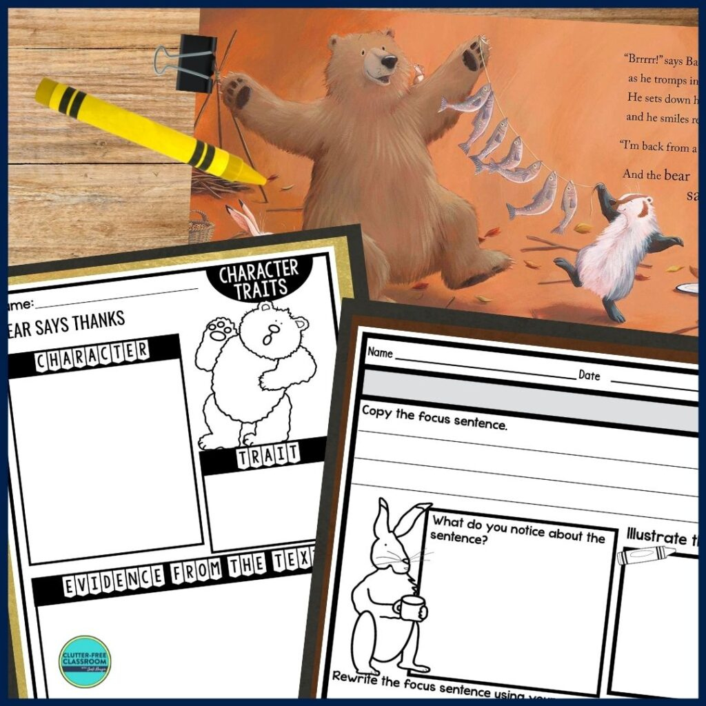 Bear Says Thanks Activities And Lesson Plans For 2026 - Teaching inside Bear Says Thanks Free Printables