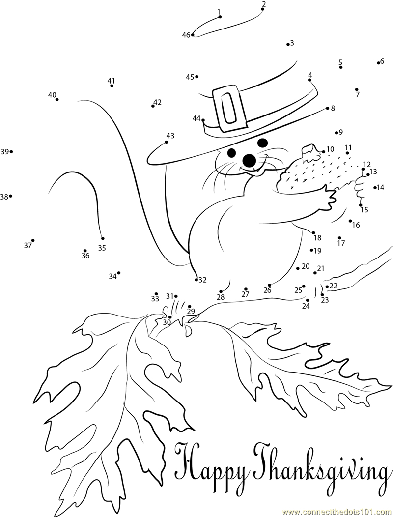 Beautiful Thanksgiving Day Dot To Dot Printable Worksheet regarding Thanksgiving Connect The Dots Free Printable